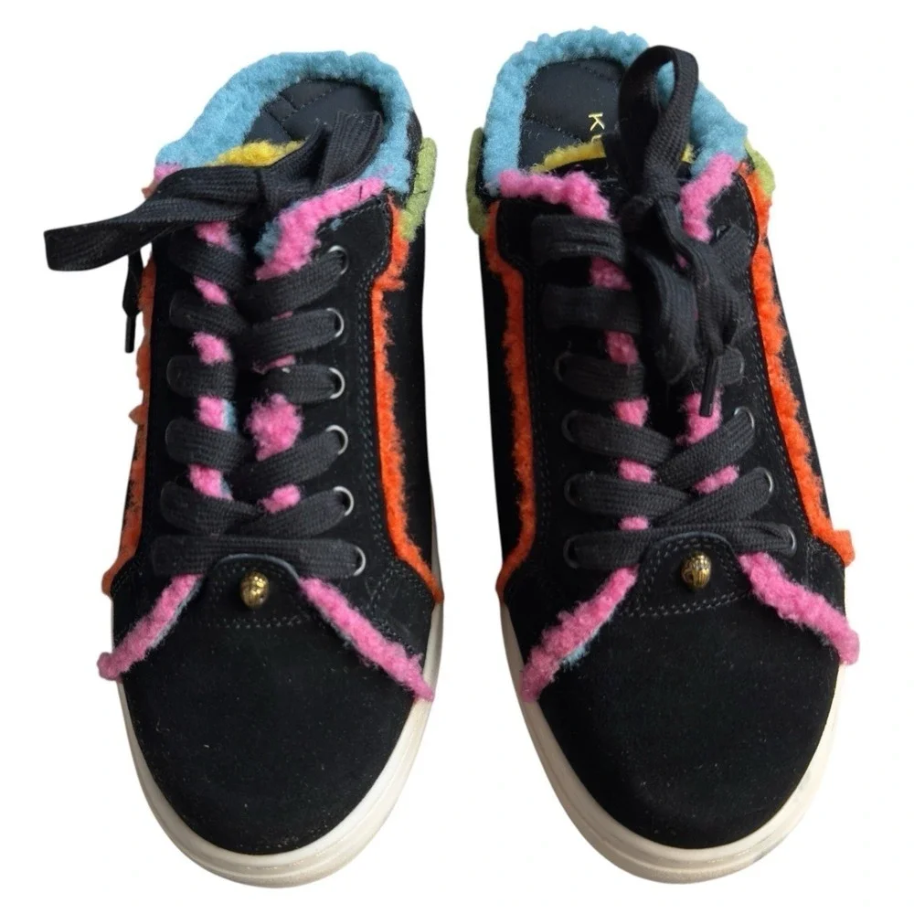 Kurt Geiger Size 37‎ 6.5 Black Kensington Cupsole Mule Sneaker